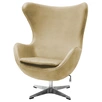 Кресло EGG STYLE CHAIR карамельный, искусственная замша