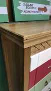 Комод массив сосны с 5 ящиками Дания №10