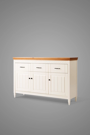 Комод с 3 ящиками массив сосны Дания №9