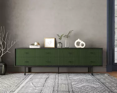 Комод с восемью ящиками "Emerson" арт EM03/green/L