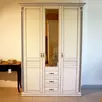 Шкаф белый с зеркалом Верона 3-х ств.