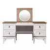 Стол Талья туалетный  ГМ  6589, белый/натуральный дуб