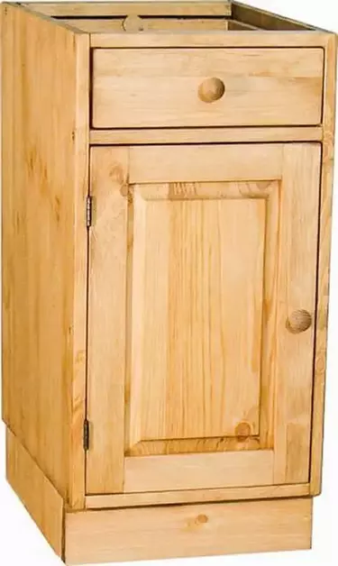 Шкаф-стол 1 ящик Прованс 400 х 540 х 820 левый - ручка справа (ПЛ 05)