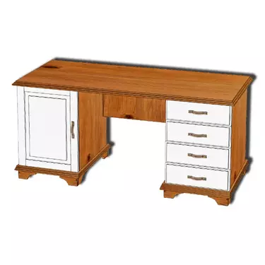 Стол Брусно кабинетный 2-тумбовый  6.3.02