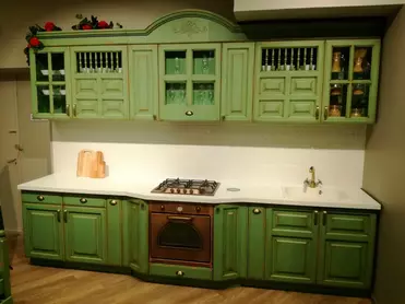   Кухня массив сосны Оливия (цена за п/м)  