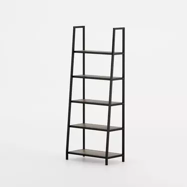 Стеллаж лофт чёрный 04-09