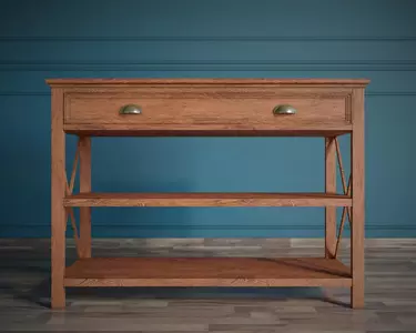 Консоль деревянная с ящиком "Palermo natural"
