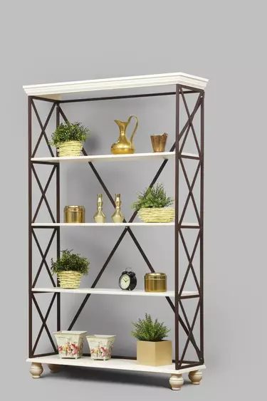 Стеллаж Валенсия 2-47  сосна