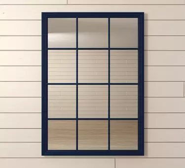 Зеркало квадратное мдф "Florence" синее