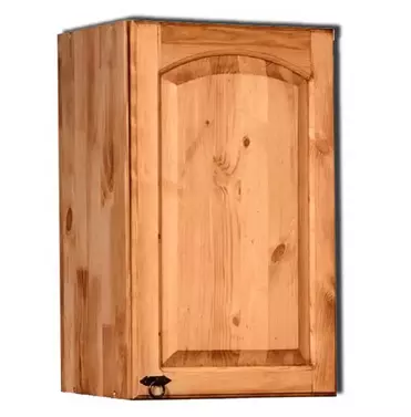 Шкаф настенный Викинг GL №08 массив с полкой левый (450 мм)