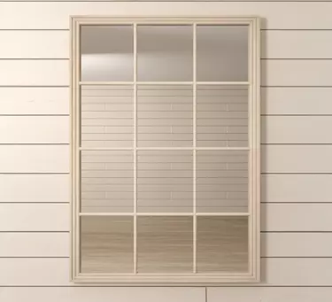 Зеркало квадратное "Florence" бежевое