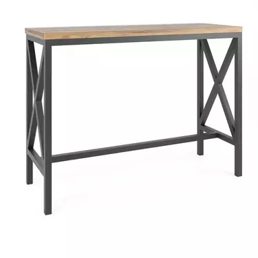 Обеденный стол массив лофт 06-17