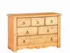    Комод с 6 ящиками из сосны Монтаньярд 6T MONTA  