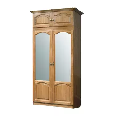 Шкаф 2-ств. Куэнка с зеркалом  ГМ 8422-01