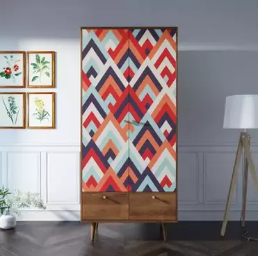 Шкаф двухстворчатый с 2 ящиками "Berber"