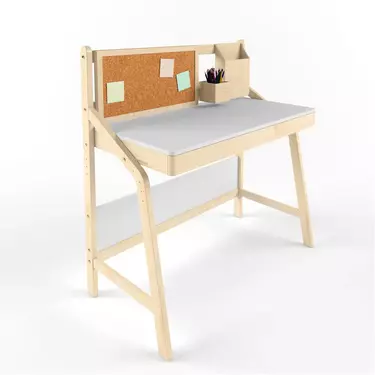 Стол массив березы  Rabbit   Wood UNO белый  