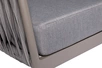 39AR-DIV-3691 SER Диван двухместный "Муза", серый, оплетка "лента"
