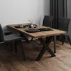 Обеденный стол массив лофт 06-15