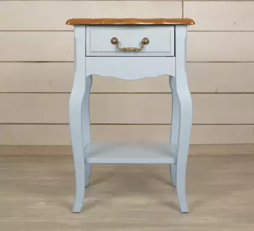 Прикроватная тумба "Leontina Blue" с одним ящиком
