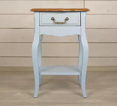 Прикроватная тумба "Leontina Blue" с одним ящиком