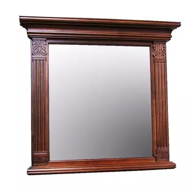   Зеркало массив березы Порто маленькое ГМ 5991-12, мокко  