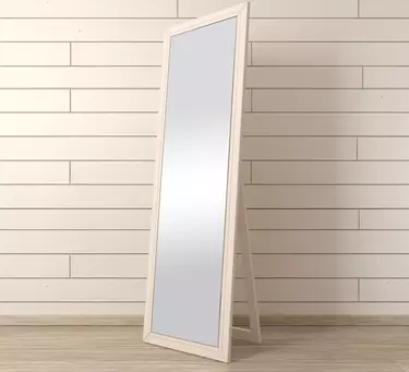 Напольное зеркало массив "Rome" бежевое