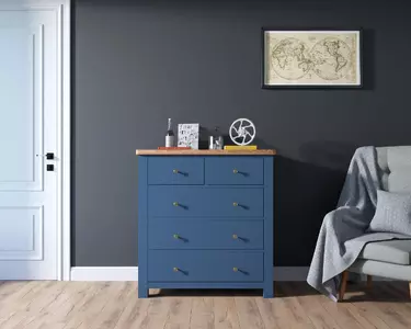 Комод с 5 ящиками массив сосны "Jules Verne"