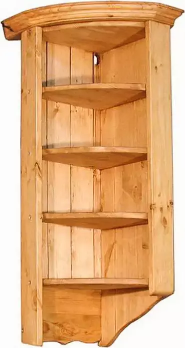 Шкаф настенный Прованс радиусный левый 200 х 316 х 930 (ПЛ 23R)