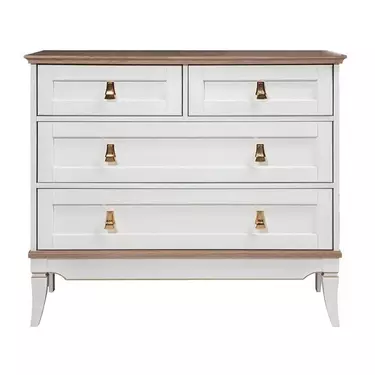 Комод Талья  ГМ  6563, белый/натуральный дуб