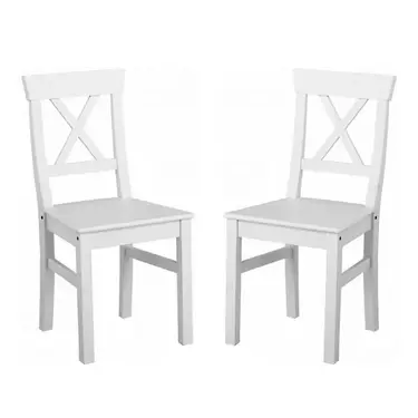 Стул из дерева Форест 2 шт. цвет - белый/белый