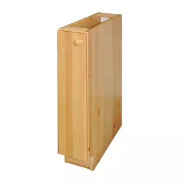 Тумба из натурального дерева Весури с полкой 150 мм