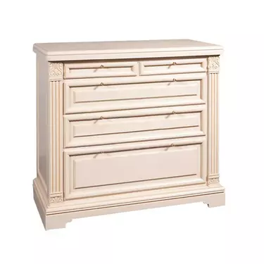   Комод массив березы Порто ГМ 5963, крем с патиной  