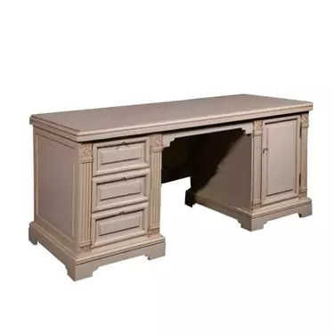 Стол Порто компьютерный ГМ 5971, крем с патиной