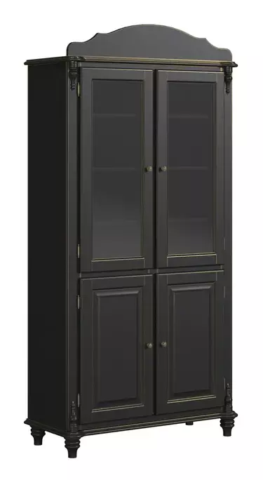 Книжный шкаф Скандия со стеклянными дверцами 2-створчатый 3.26.02