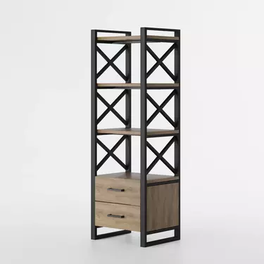 Стеллаж 4 полки  04-07