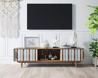 Консоль в Скандинавском стиле под TV массив "Bruni print 1"