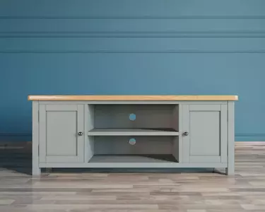 Комод под TV из дерева "Jules Verne" серый