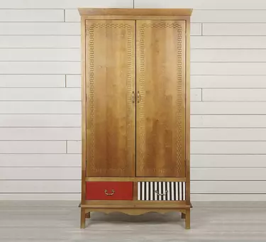 Двустворчатый шкаф с ящиками "Gouache Birch"