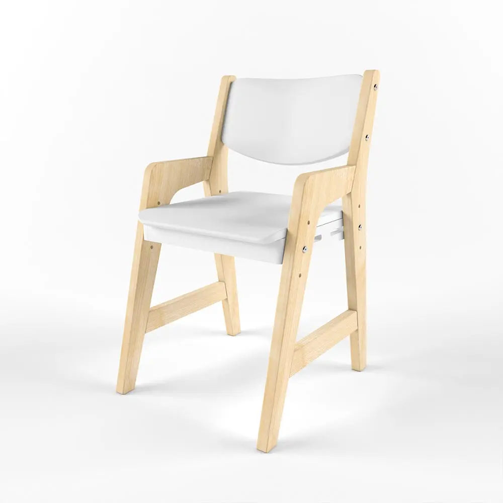 Стул  Rabbit   Wood Kids лак/белый  