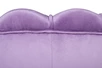 Низкое кресло ракушка Pearl Purple
