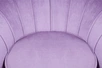 Низкое кресло ракушка Pearl Purple