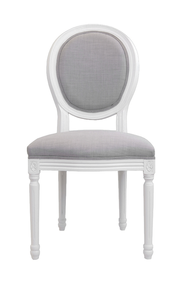 Дизайнерский обеденный стул Miro White and Grey