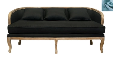 Диван ретро Nora голубой