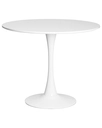 Стол обеденный MIA, белая столешница, белое основание