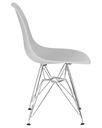 Стул обеденный Dublin 25DNDSR, ножки хром, цвет светло-серый (GR-01)