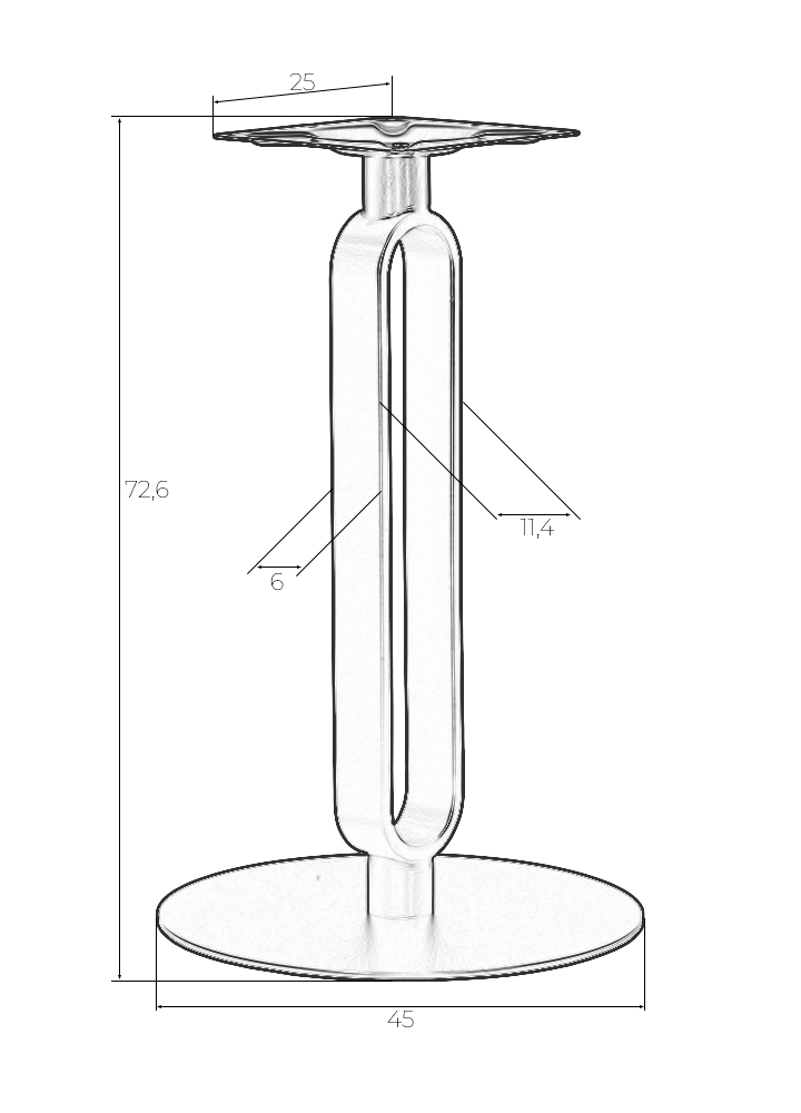 Подстолье обеденное Dublin 25DNELAN GOLD