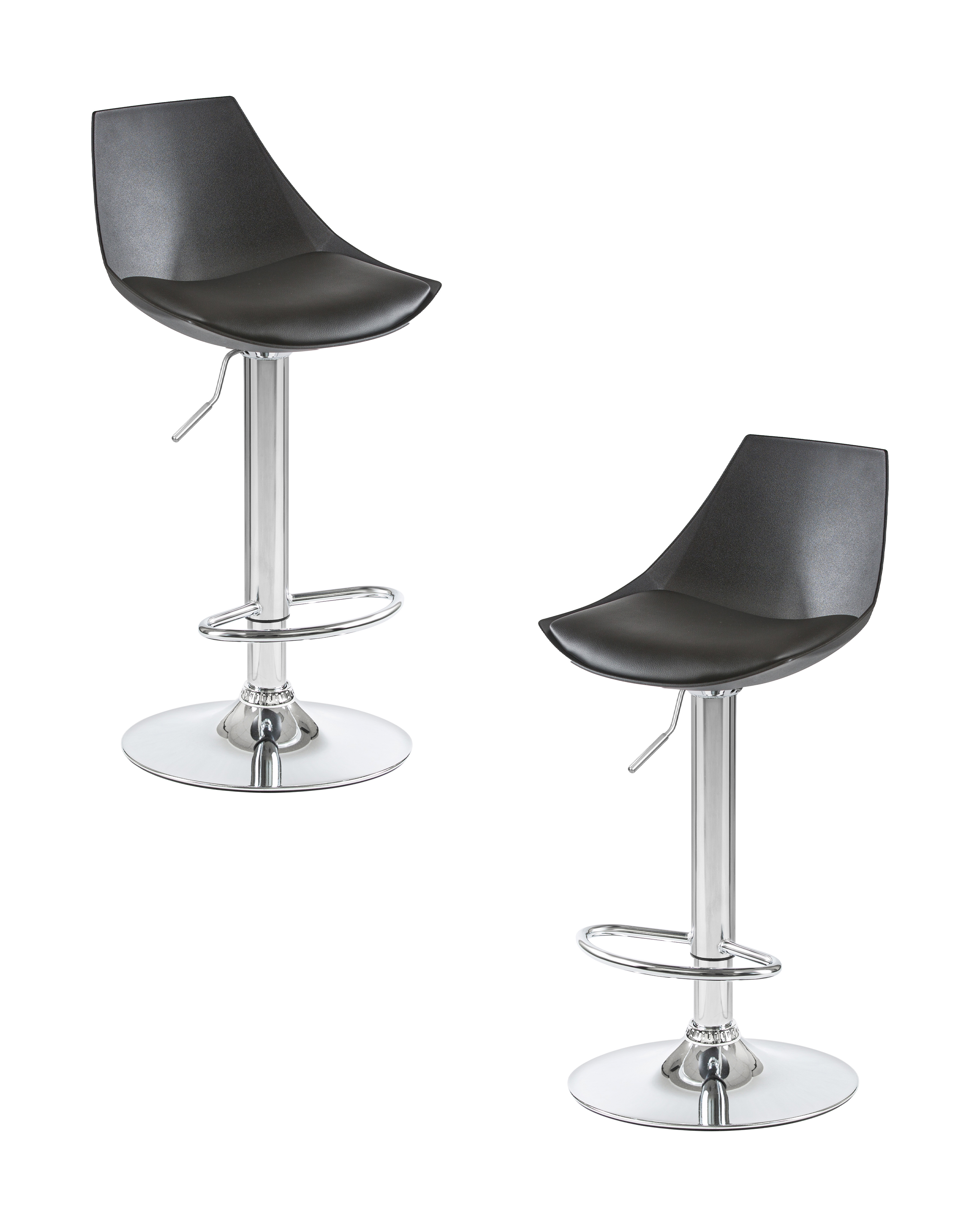 Набор 2 шт Стул барный Dublin 25DNROCKY, чёрный