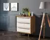 Комод с 3 ящиками в Скандинавском стиле "Bruni white" на три ящика