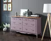 Большой комод Leontina Lavanda на восемь ящиков арт ST9335/2L