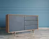 Комод "Brun Blacki" с ящиками и дверкой